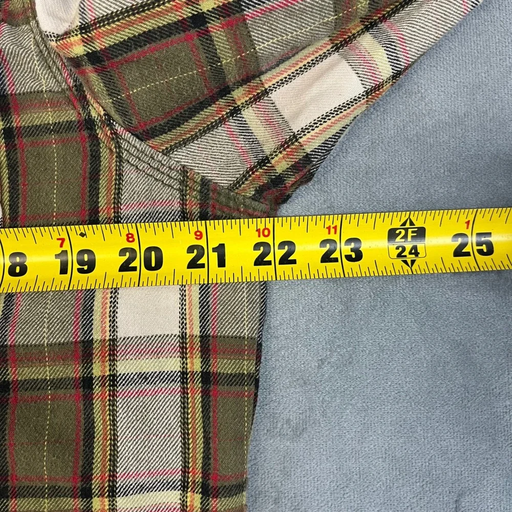 True Religion Western Shirt Mens Large Plaid Good Pearl Snap Horseshoe Pocket